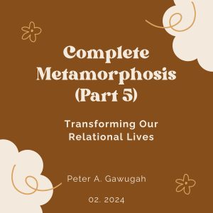 Complete Metamorphosis (Part 5) - Transforming Our Relational Lives