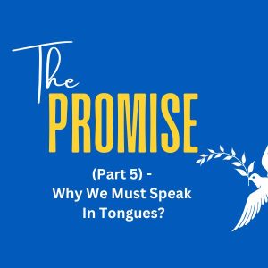 The Promise (Part 5) - Why We Must Speak In Tongues